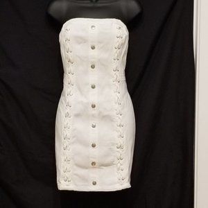 Venus Strapless Denim Dress - NWOT